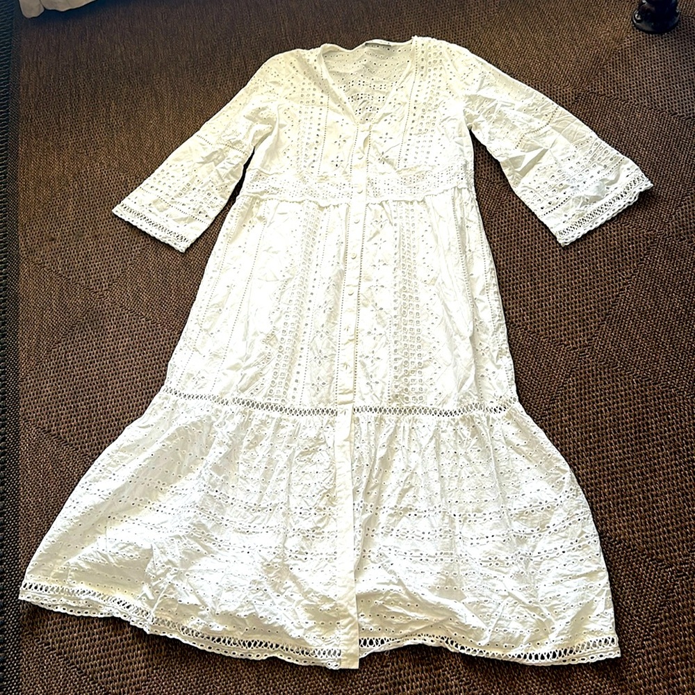ZARA EMBROIDERED DRESS